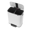 Kosz pedałowy BO 2x30L White